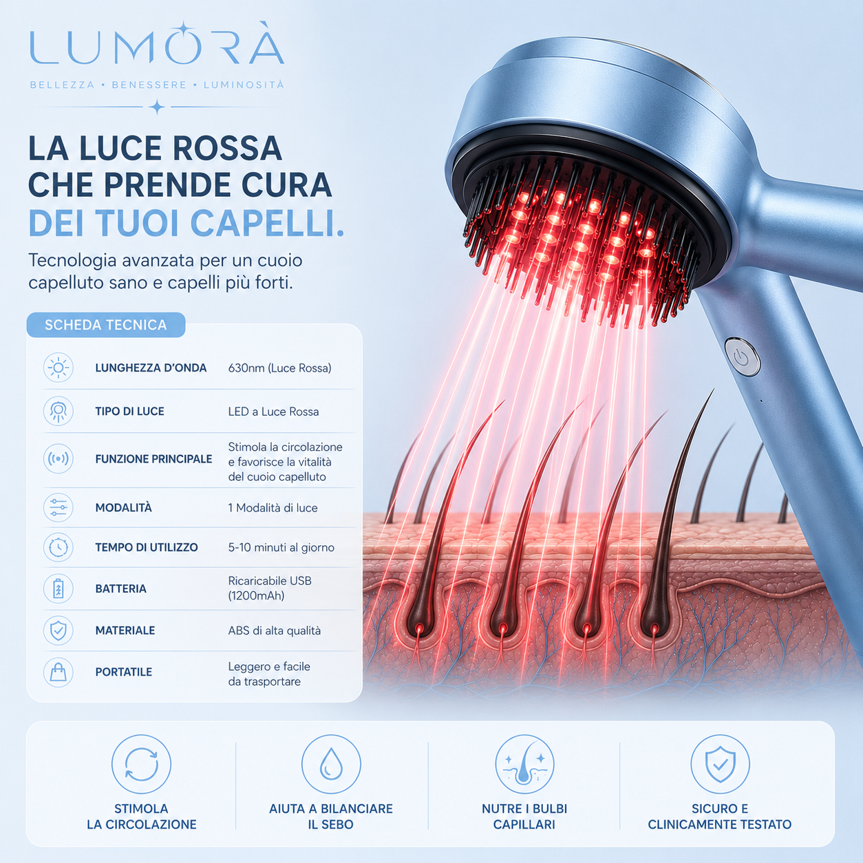 HairPulse™ – La tua routine per capelli più forti e vitali